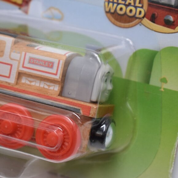 STANLEY Exposed Wood Thomas & Friends Wooden Railway Engine Trains Fisher Price - Picture 7 of 11